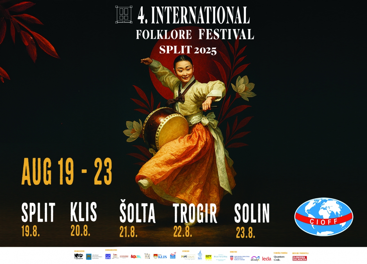 Četvrti međunarodni folklorni spektakl ponovno osvaja Split i Dalmaciju!